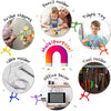 MAGMEN Magnetic Travel Toys: Stretchy, Fun, and Fidget Toys for Kids and Adults Ages 3 and up 10 Opaque