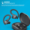 JLab Go Air Sport, Wireless Workout Earbuds Featuring C3 Clear Calling, Secure Earhook Sport Design, 32+ Hour Bluetooth Playtime, and 3 EQ Sound Settings (Graphite/Black)