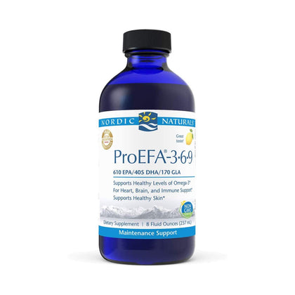 Nordic Naturals ProEFA 3-6-9, Lemon Flavor - 8 oz - 1270 mg Omega-3 - EPA & DHA with Added GLA - Healthy Skin & Joints, Cognition, Positive Mood - Non-GMO - 48 Servings