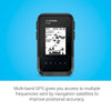 Garmin eTrex® Solar, GPS Handheld Navigator, Unlimited Battery Life, Water Resistant