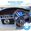 Bluetooth Marine Boat Radio Receiver: Waterproof Marine Gauge Stereo System - HD LCD Display AM FM Tuner MP3 AUX-in USB Built-in EQ