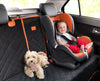 pecute Dog Car Seat Cover Pet Bench Back Seat Protector for Kids ISOFIX, Waterproof, Scratchproof Nonslip, Portable, Lightweight Washable, Two Size Option for Cars SUV Trucks