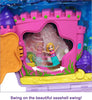 Polly Pocket Travel Toys, Purse Playset with Micro Polly and Mermaid Dolls, Accessories, Activities and Stickers, Seashell Shape (Amazon Exclusive)