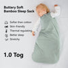 Bamboo Sleep Sack 18-24 Months 1.0 Tog Ultra Soft Baby Wearable Blanket Toddler Sleeping Sack 2t for Babies Unisex Girl Boy 2-Way Zipper Baby Sleeping Bag Breathable Lightweight XL