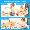 Wooden Tool Set for Kids 2 3 4 5 Year Old, 29Pcs Educational STEM Toys Toddler Montessori Toys for 2 Year Old Construction Preschool Learning Activities Gifts for Boys Girls Age 2-4 1-3