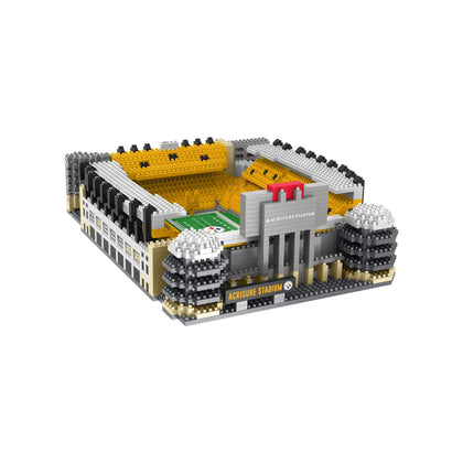 FOCO NFL Pittsburgh Steelers 3D BRXLZ Stadium Building Blocks Set, Team Color, One Size