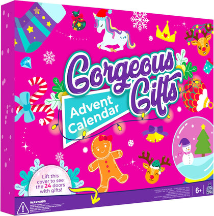 PURPLE LADYBUG Girls Advent Calendar 2023 with 24 Unique Gifts - Crafts, Makeup, Jewelry, Accessories, & More - Cool Kids Advent Calendar 2023, Fun 24 Days of Christmas Countdown for Girl Age 6+