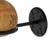 Wallniture Sporta Baseball Bat and Ball Holder Wall Mounted Organization and Storage Rack Set of 3 Metal Black