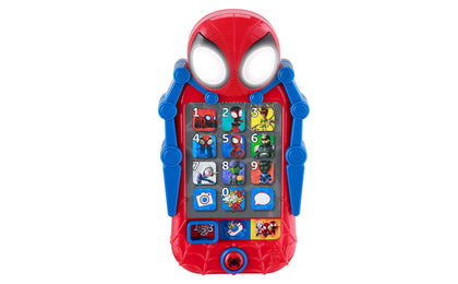 eKids Spidey and His Amazing Friends Toy Phone for Toddler with Built-in Preschool Learning Games, Educational Toys for Activities and Pretend Play, for Fans of Spiderman Gifts