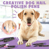 Dog Nail Polish Pen, 14 Colors Pet Nail Polish Set to DIY Beautiful Dog Nails Ideas, Creative Dog Accessories Nail Polish Pens Quick Dry & Easy to Use (A)