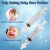 Nasal Syringe for Baby - 4PCS - Safe Silicon Baby Nasal Aspirator Qucik Syringe Nose Cleaner Rinsing Tool for Baby/Infant/Kid