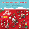 Christmas Advent Calendar for Kids, 1076 PCS Building Blocks 24 Days Countdown Calendar Toys for Kids, Per 6 in 1 Big Christmas Building Toys, Perfect Christmas Gifts Idea for Boys & Girls