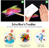 ZMLM Rainbow Scratch Mini Art Notes - 125 Magic Scratch Paper Note Cards for Kids Toy Arts Crafts DIY Party Favor Supplies for Girls Boys Birthday Halloween Christmas Stocking Stuffer Gift Box