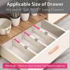 Drawer Dividers Organizer 5 Pack, Adjustable Separators 4