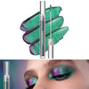 Jolilab Metallic Liquid Chameleon Eyeshadow, Multi-Dimensional Eye Looks, Long-lasting Holographic Glitter Multichrome Eyeshadows Makeup (#Peacock+#GX002)