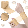 3 Pieces Athletic Pre Wrap Tape for Hair Foam Underwrap Tape Sports Pre-wrap Athletic Tape Underwrap for Hair Ankle Wrists Knees Sports 2.75 Inch by 30 Yards(Beige)