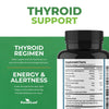 Thyroid Support for Women and Men with Iodine - Energy, Focus & Power Thyroid Supplement - All Natural Herbal Mineral and Vitamin Complex with B12, Zinc, Selenium, Ashwagandha - 60 Vegetarian Capsules