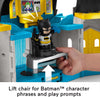 Little People DC Super Friends Batman Toy Deluxe Batcave Playset with Lights Sounds & 4 Figures for Toddlers Ages 18+ Months