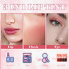 6 Colors Lip Tint Stain Set, Korean Lip Gloss Tint Plumping Mini Liquid Lipstick, Multi-use Lip and Cheek Tint, Long lasting Non-Stick Cup Waterproof, Vivid Color