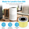 LEVOIT Core 300 Air Purifier Pet Allergy Replacement Filter, 3-in-1 Filter, Efficiency Activated Carbon, Core300-RF-PA, 1 Pack, Yellow