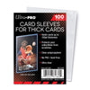 Ultra Pro Clear Thick Card Sleeves, Plastic| Holds cards up to 130-Point | 100-Count