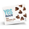The YES Bar - Dark Chocolate Chip - Plant Based Protein, Decadent Snack Bar - Vegan, Paleo, Gluten Free, Dairy Free, Low Sugar, Healthy Snack, Breakfast, Low Carb, Keto Friendly (Pack of 6)