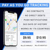 104 PRO 4G Magnetic GPS Tracker - Pay As You Go Portable Vehicle, Car, Truck, Van, Asset, Trailer Tracking Device with up to 90 Days Stand by Time Car Tracker Devices (104 Pro 4G - 10,000 mAh)