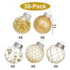 Clear Christmas Ball Ornaments, 30ct 2.36