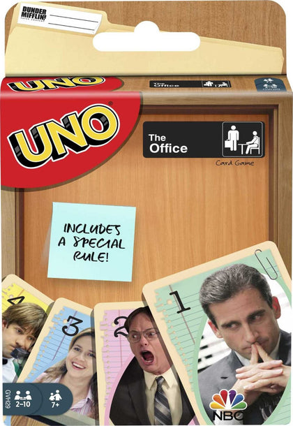 Mattel Games UNO The Office Card Game with 112 Cards & Instructions for Family & Adult Game Nights