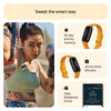 Fitbit Inspire 3 Fitness Tracker - Advanced Health Insights with Stress Management, Workout Intensity & Sleep Tracking, 24/7 Heart Rate, Includes Small and Large Classic Bands - Morning Glow/Black