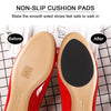 Dr. Shoesert Non-Slip Shoes Pads Adhesive Shoe Sole Protectors, High Heels Anti-Slip Shoe Grips (Black - 3 Pairs)