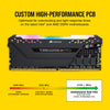 Corsair VENGEANCE RGB PRO DDR4 32GB (2x16GB) 3200MHz CL16 Intel XMP 2.0 iCUE Compatible Computer Memory - Black (CMW32GX4M2E3200C16)