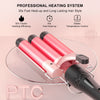 Curling Iron Set 5 in 1,MAXT Curling Wand Set Interchangeable Triple Barrel Curling Iron and Curling Brush Ceramic Barrel Wand Curling Iron(0.35-1.25)