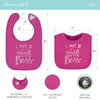 The Peanutshell Terry Bib Set for Baby Girls, 8 pack for Feeding, Teething, & Drooling