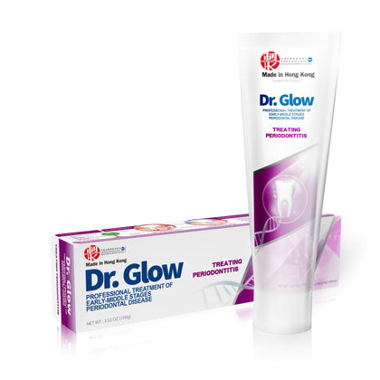 Dr. Glow Fluoride Free Gum Tooth Paste for Early & Mid Periodontitis, Gingivitis Treatment, Repair Teeth, Boost Immunity, and Provide Nutrition