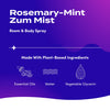 Indigo Wild - Zum Mist Room and Body Spray - Rosemary-Mint - 4 fl oz