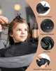 Lictin Hair Cloak Cape Black - Haircut Cape Umbrella Waterproof Hair Cloak Barber Cape Foldable Hairdressing Umbrella Cape Apron