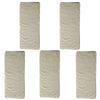 Sigzagor 5 Bamboo Inserts for Junior Diapers 4 Layer 6.6inX16.1in(5 Bamboo Inserts)