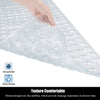 Large Non Slip Bathtub Mat, Extra Long Bath Mat for Tub, 40 x 16 Inch, Machine Washable Shower Mats with Suction Cups and Drain Holes, Bath Tub Mats for Bathroom Non Slip, Clear