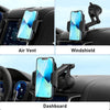 Felaladress Phone Mount for Car [Military-Grade Suction] 3 in 1 Car Phone Holder Mount Windshield Dashboard Air Vent Universal Car Dashboard Mount Phone Holder for Car Dashboard Fit All Smartphone