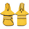 HDE Dog Raincoat Hooded Slicker Poncho for Small to X-Large Dogs and Puppies Yellow - L
