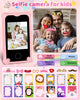 BESTOONE Kids Smart Phone Toys for 3 4 5 6 Year Old Girls, Toddler Touchscreen Phone with Dual Camera, Educational Games, MP3 Music Player, and 32GB SD Card, Christmas Birthday Gifts for Kids Ages 3-8
