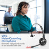 Leitner LH270 2-in-1 Wireless Office Headset with Mic - Computer and Telephone Headset - Phone Headsets for Office Phones - 5-Year Warranty - Single-Ear