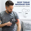 BOB AND BRAD C2 Massage Gun, Deep Tissue Percussion Massager Gun, Muscle Massager with 5 Speeds and 5 Heads, Electric Back Massagers for Professional Athletes Home Gym Workout Recovery Pain Relief