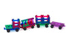 Playmags Magnetic Tiles Train Set, 55 Piece Accessory Set Includes 4 Trains, Super Durable Magnet Blocks, STEM Development Kids Building Toys for Boys Girls & Toddlers