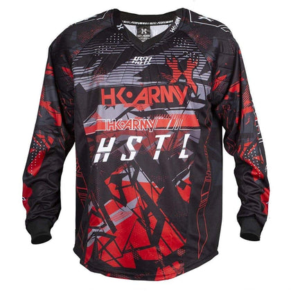 HK Army HSTL Line Paintball Jersey Long Sleeve - Lava - Medium for Adults and Teens