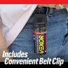Vexor Police-Strength Pepper Spray 2-Pack with Belt Clip, 20ft Range, 360° Spray, Flip Safety - For Self Defense