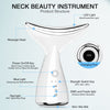 Face Neck Beauty Device Neck Lifting Massager 45? Skin Tighten Double Chin Wrinkles 3 Mode Skin Care Tools (White)