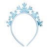 LUV HER Frozen Princess Dress Up Accessory Set - 3 Pcs Jewelry Set - Blue Princess Elsa Tiara, Bracelet - Elsa Necklace - Birthday, Holiday Gifts For Girls - Toys Dress Up Kit - Ages 3+