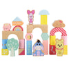 Disney Wooden Toys Winnie the Pooh & Friends Block Set, 26-Pieces Include Winnie the Pooh, Piglet and Eeyore Block Figures, Officially Licensed Kids Toys for Ages 18 Month by Just Play
